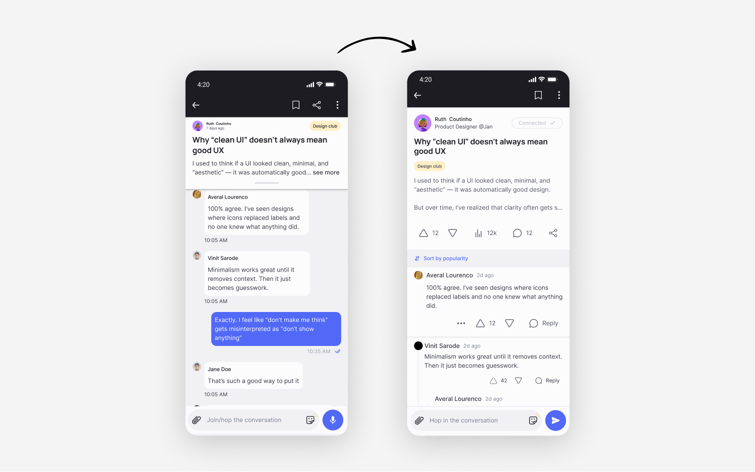 How Rebuilding Bluelearn's Discussions Feature Increased Time Spent by 32%